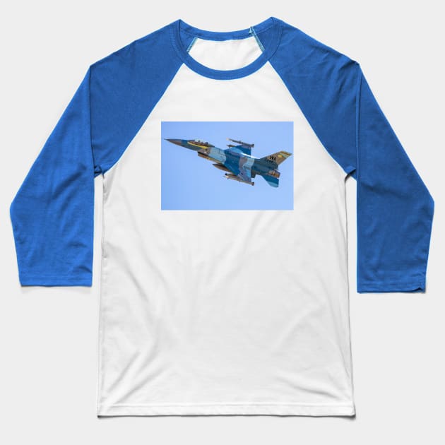USAF Aggressor Squadron F-16 Viper Baseball T-Shirt by acefox1
